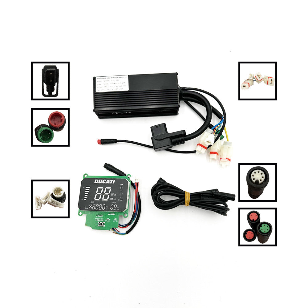 Kit display et controleur Ducati 48V Scrambler E-Cross prise C18
