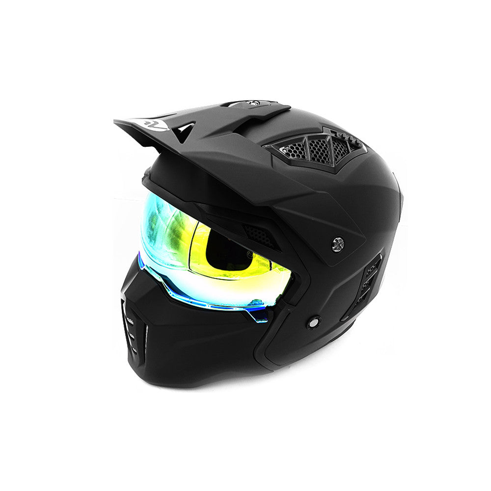 Casque Street  Panther (taille S à XL) - noir (M)
