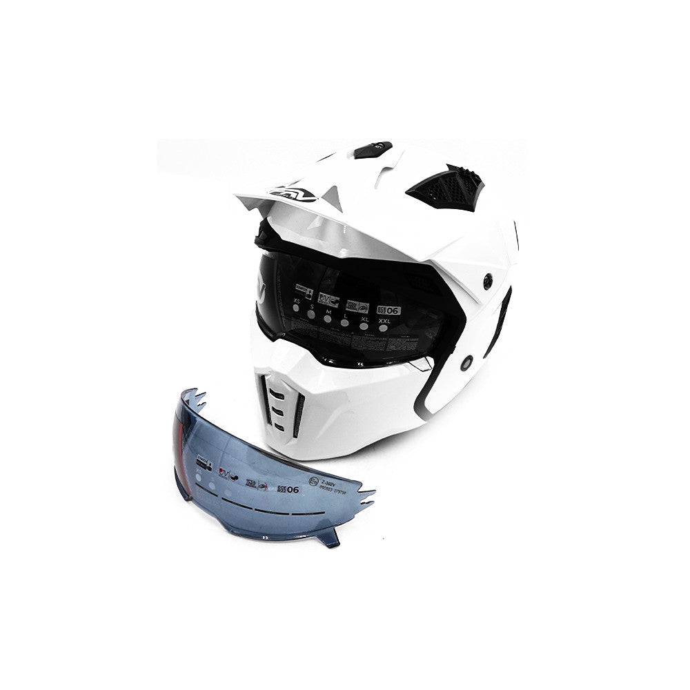 Casque street  Trooper (taille S à XL) - blanc (M)