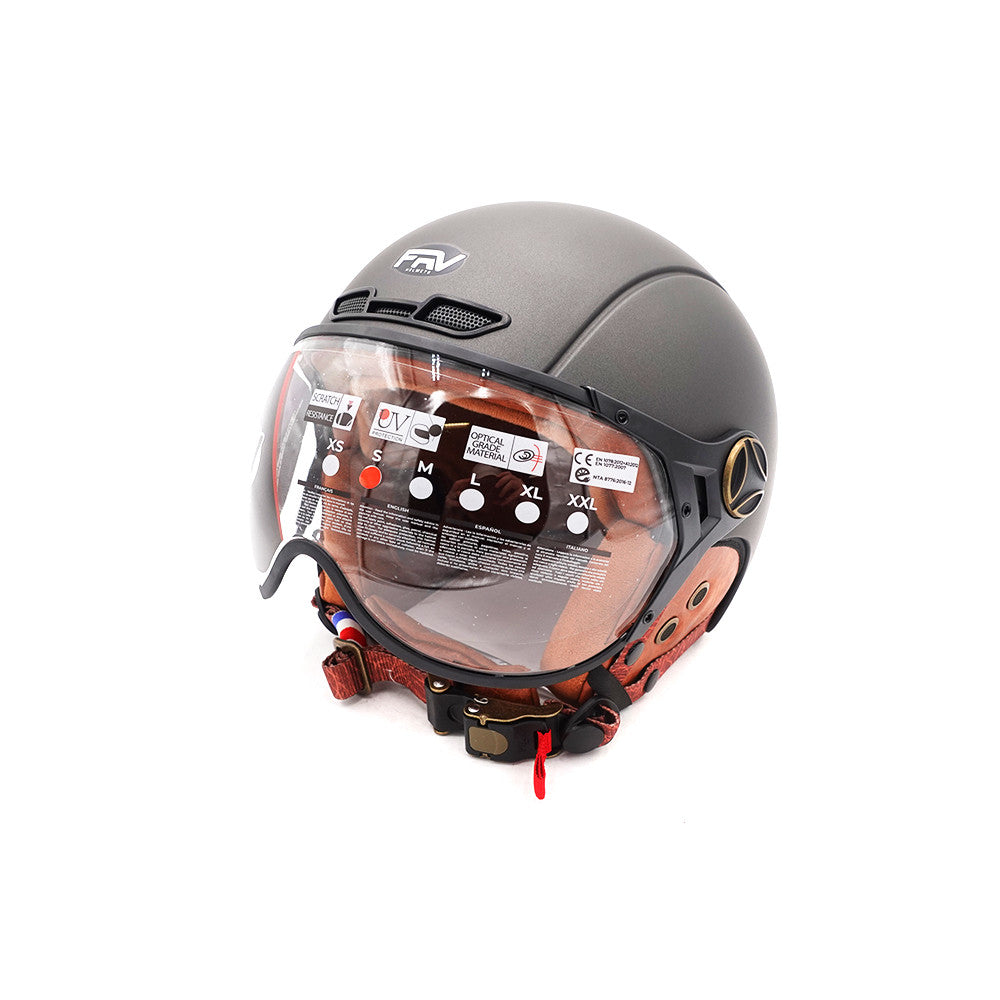 Casque JET  Gris graphite Mat (taille XS à XXL)