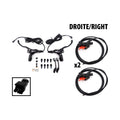 Kit freins hydrauliques 4 pistons connecteur SM (2 etriers AR droite / AV gauche)