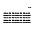Connecteur SM 6 pins Femelle x50 pcs