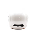 Casque JET  blanc brillant (taille XS à XXL) (XS)