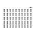 Arrets de cables noir x50 pcs