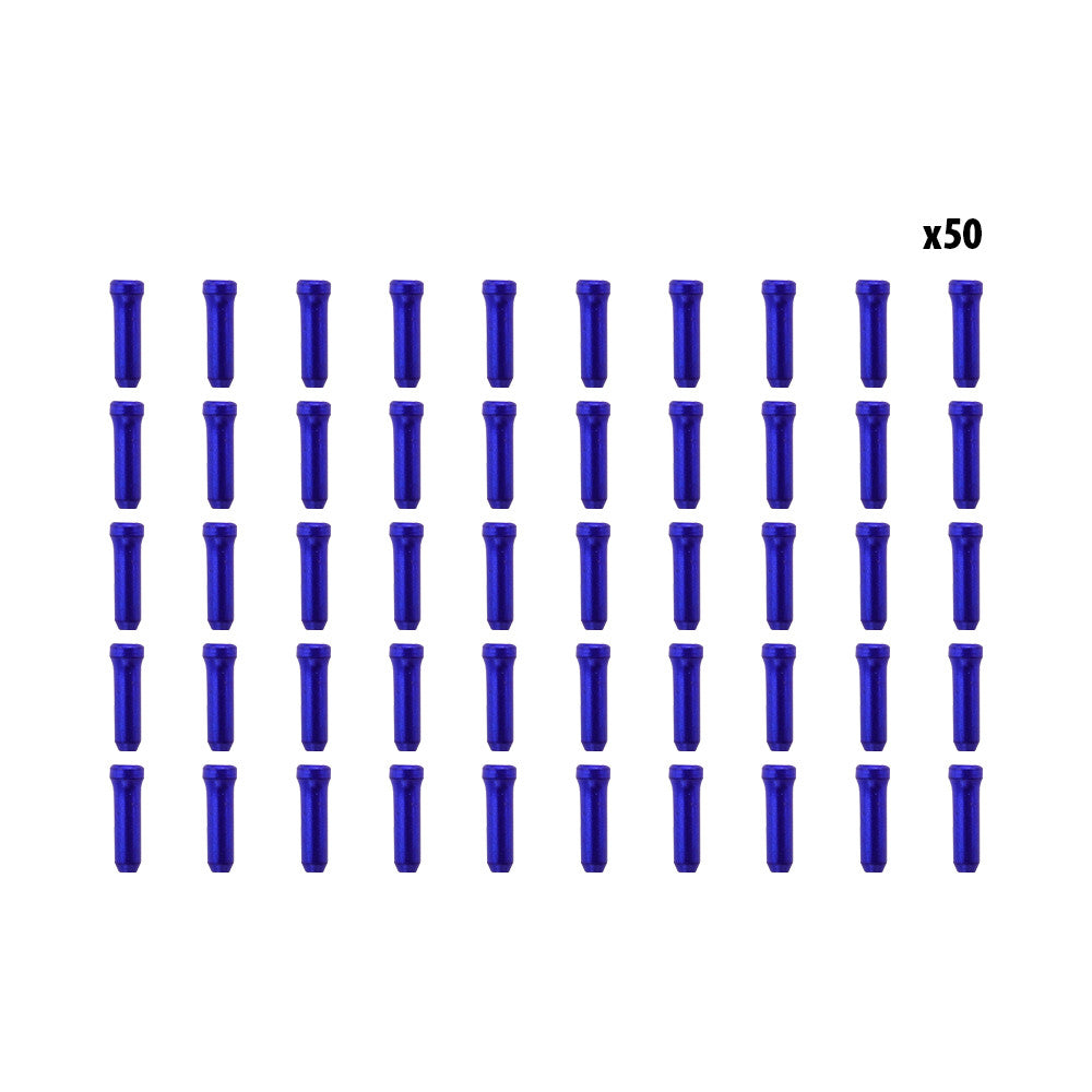 Arrets de cables bleu x50 pcs