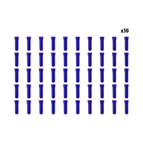 Arrets de cables bleu x50 pcs