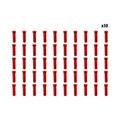 Arrets de cables rouge x50 pcs
