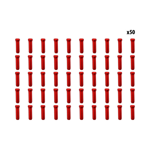 Arrets de cables rouge x50 pcs