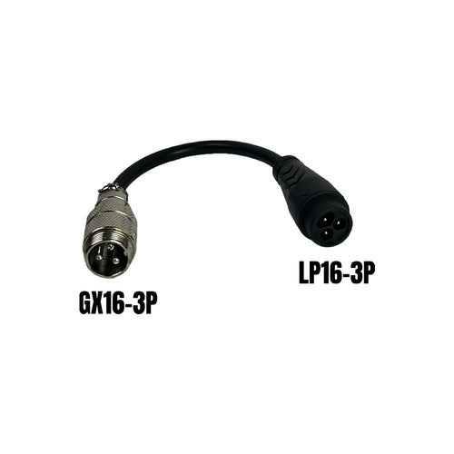 Adaptateur GX16-3P male vers LP16-3P femelle (Dualtron)