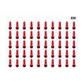 Arrets de cables rouge x50 pcs