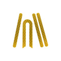 Stickers cache axe de roue Xiaomi M365 & M365 Pro (plusieurs couleurs) (Jaune)
