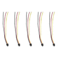 Prise JST 3 pin avec câble femelle x5